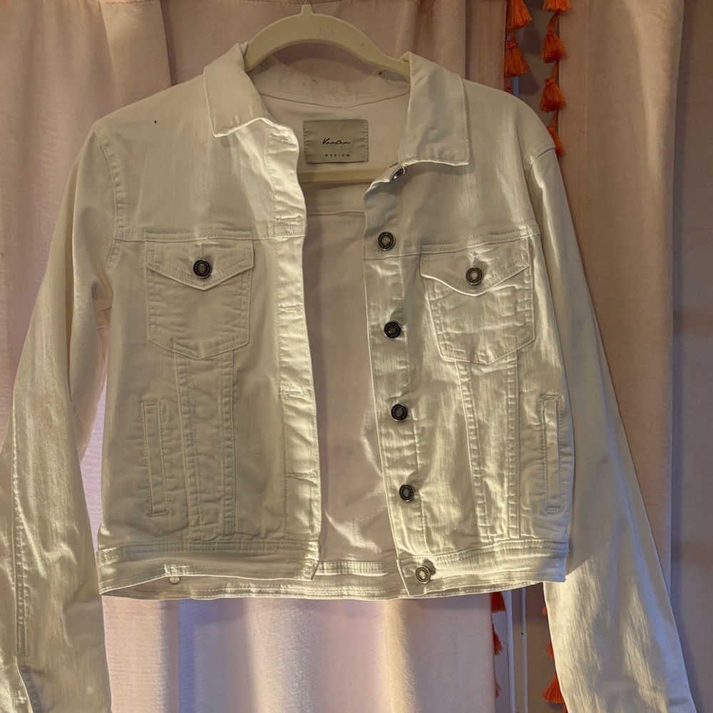 White Jean Jacket - Picture 4 of 5